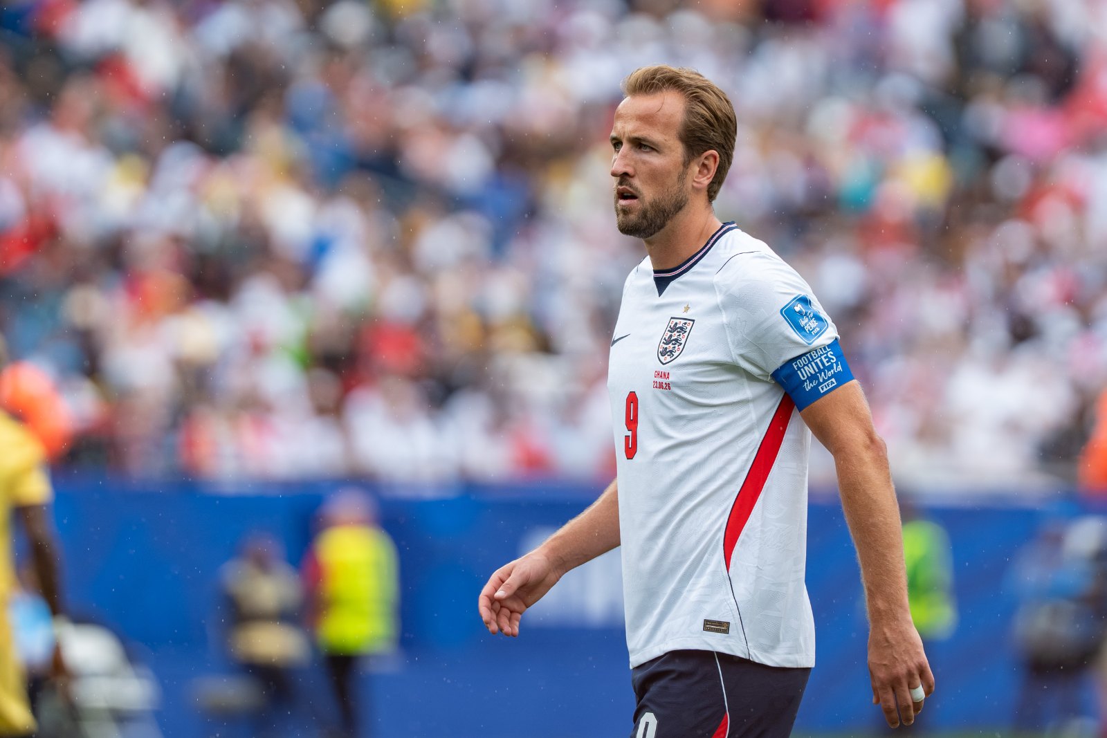 Harry Kane při utkání Anglie–Ghana 23. června 2026. Archivní fotografie.