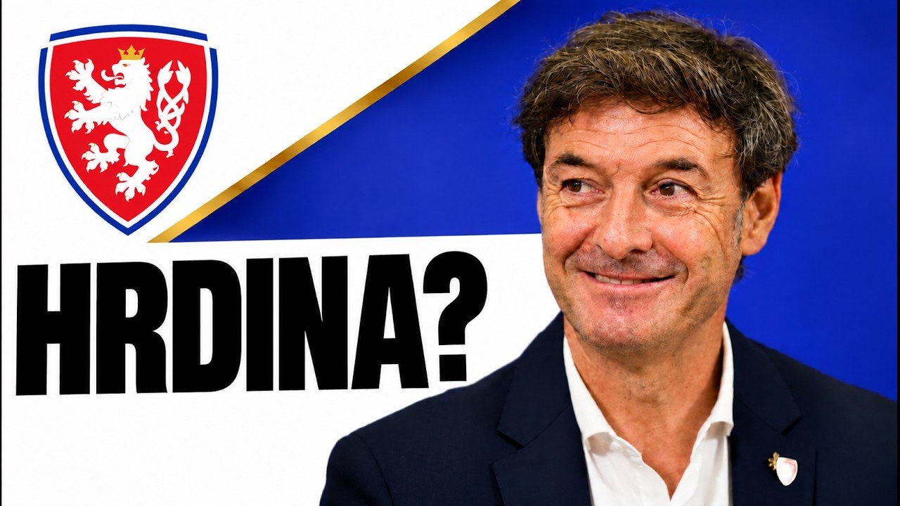 Santi Denia a znak české reprezentace – náhledová grafika Davkova videa